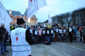 Free Julian Assange Rally - Lille