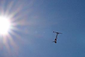 (SP)CHINA-INNER MONGOLIA-HULUN BUIR-14TH NATIONAL WINTER GAMES-FREESTYLE SKIING-WOMEN'S AERIALS (CN)