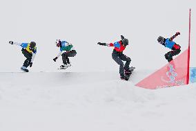 (SP)CHINA-INNER MONGOLIA-ULANQAB-14TH NATIONAL WINTER GAMES-SNOWBOARD-CROSS-MIXED TEAM (CN)