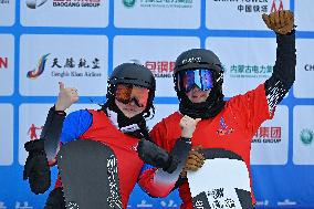 (SP)CHINA-INNER MONGOLIA-ULANQAB-14TH NATIONAL WINTER GAMES-SNOWBOARD-CROSS-MIXED TEAM (CN)
