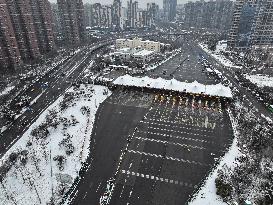 Cold Wave Hit Xi'an