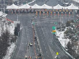 Cold Wave Hit Xi'an