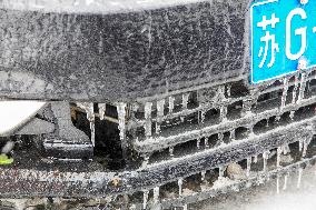 Cold Wave Hit Lianyungang