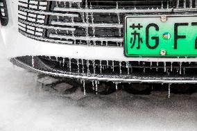 Cold Wave Hit Lianyungang