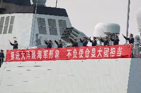 CHINA-GUANGDONG-ZHANJIANG-PLA NAVY-FLEET-ESCORT MISSION (CN)