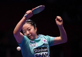 (SP)SOUTH KOREA-BUSAN-TABLE TENNIS-WORLD TEAM CHAMPIONSHIPS FINALS-WOMEN-KOR VS BRA