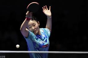 (SP)SOUTH KOREA-BUSAN-TABLE TENNIS-WORLD TEAM CHAMPIONSHIPS FINALS-WOMEN-JPN VS CRO