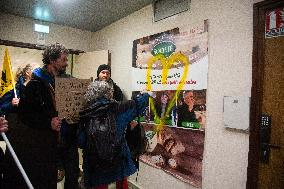 Farmers Invade The Hall At Lactalis Headquarters - Laval