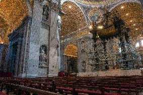 Restoration Canopy Of St Peters Basilica - Vatican