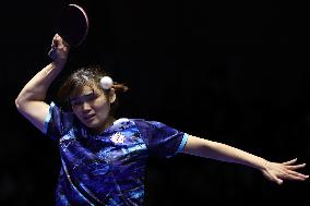 (SP)SOUTH KOREA-BUSAN-TABLE TENNIS-WORLD TEAM CHAMPIONSHIPS FINALS-WOMEN-TPE VS IND