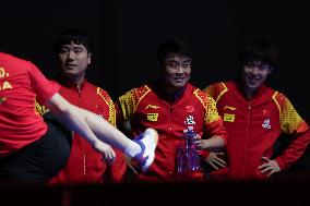 (SP)SOUTH KOREA-BUSAN-TABLE TENNIS-WORLD TEAM CHAMPIONSHIPS FINALS-MEN-CHN VS ROU