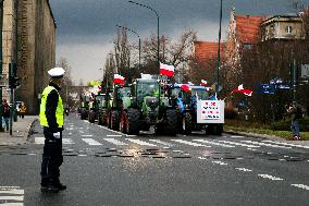 Nationwide Farmers' Protest In Krakow