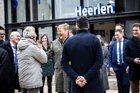 King Willem-Alexander Working Visit - Heerlen