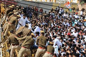 Congress Protest In Support Of Farmers In Rajasthan