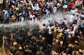 Congress Protest In Support Of Farmers In Rajasthan