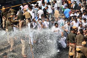 Congress Protest In Support Of Farmers In Rajasthan