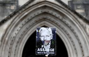 BRITAIN-LONDON-ASSANGE-THE UK HIGH COURT-HEARING-CONCLUDING