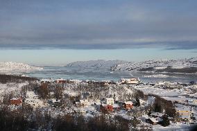 NORWAY-FINNMARK COUNTY-KIRKENES-SCENERY