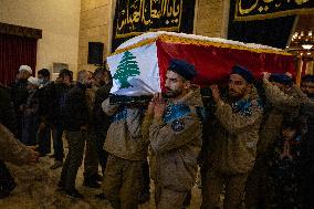 South Lebanon Mourns Civilians Killed In Israeli Airstrikes - Nabatieh