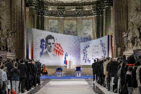 France Inducts Resistance Hero Manouchian Into Pantheon - Paris