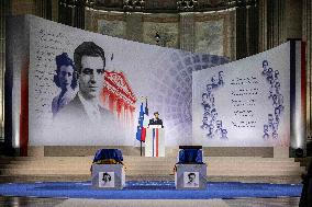 France Inducts Resistance Hero Manouchian Into Pantheon - Paris