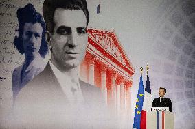 France Inducts Resistance Hero Manouchian Into Pantheon - Paris