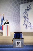 France Inducts Resistance Hero Manouchian Into Pantheon - Paris