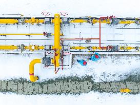 Safety Inspection of Gas Facilities Under Cold Wave
