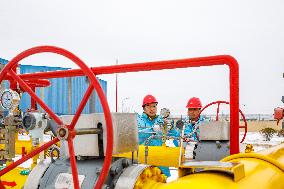 Safety Inspection of Gas Facilities Under Cold Wave