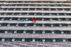 Photovoltaic Power Station on The Roof