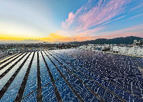 Photovoltaic Power Station on The Roof