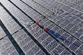 Photovoltaic Power Station on The Roof