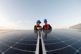 Photovoltaic Power Station on The Roof