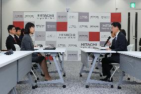 Hitachi Workers' Union Demands 13,000 yen in Spring Struggle