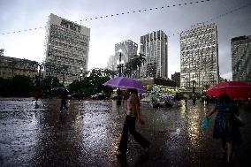 Rainy Day In Sao Paulo, Brazil