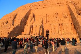 EGYPT-ASWAN-ABU SIMBEL-SUN FESTIVAL