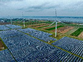 Energy Park Combining Wind And Solar Energy - The Netherlands