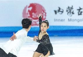 (SP)CHINA-INNER MONGOLIA-HULUN BUIR-14TH NATIONAL WINTER GAMES-FIGURE SKATING-TEAM (CN)