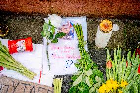 Russian Embassy Covered In Flowers To Honor Alexei Navalny - The Hague