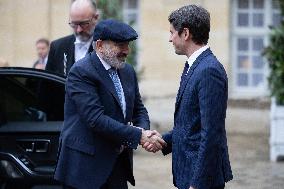 Gabriel Attal meets with Armenian Prime Minister - Paris