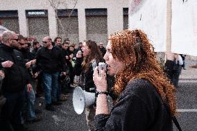 Protest Against The Non-state Universities In Athens