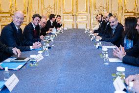 PM Attal Meets Armenian PM - Paris