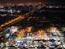 Beijing-Hangzhou Grand Canal Container Terminal in Huai 'an
