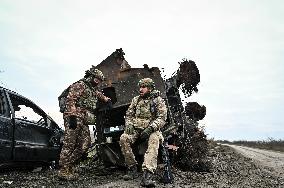 Soldiers of 65th separate mechanized brigade together with adjacent units defend Ukraine in Zaporizhzhia sector