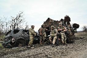 Soldiers of 65th separate mechanized brigade together with adjacent units defend Ukraine in Zaporizhzhia sector