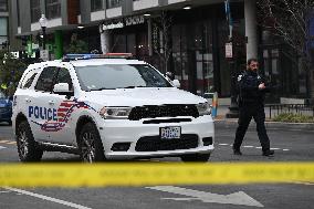 Barricaded Situation After Armed Robbery Report In Washington DC