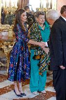 Spanish Royals Lunch With Guatemala President - Madrid