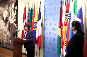 UNWRA Press Conference At The United Nations