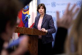 UNWRA Press Conference At The United Nations