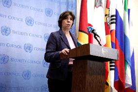 UNWRA Press Conference At The United Nations